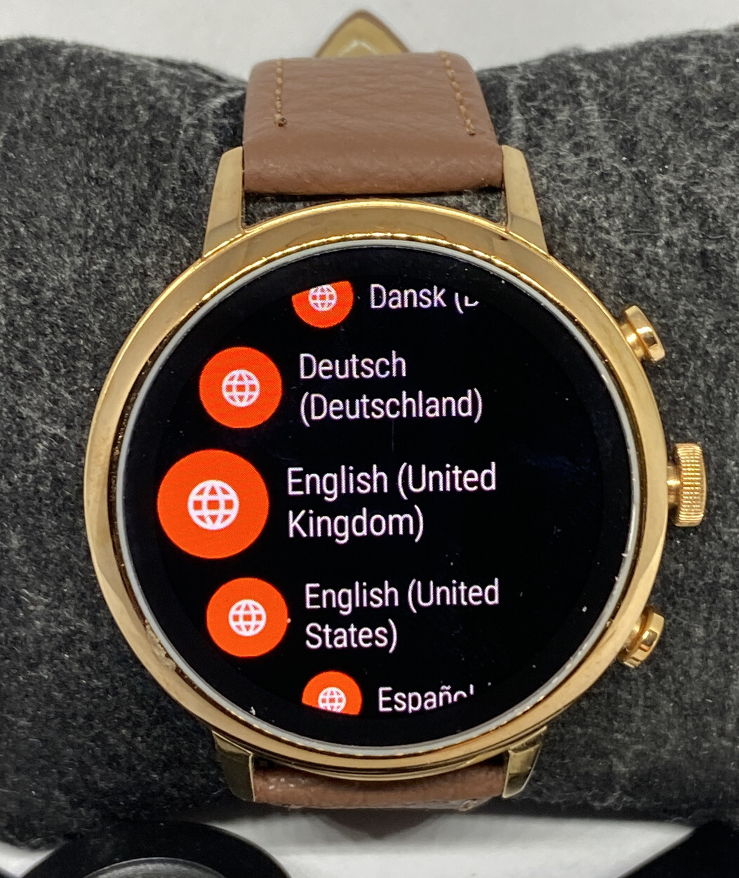 Fossil Gen 4 Authentic Digital Dial Smart Watch Custom Band FTW6016 LT343