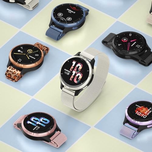 Metal Strap Compatible with Garmin Venu 3S and Venu 4 41mm Watch Bands Men Women