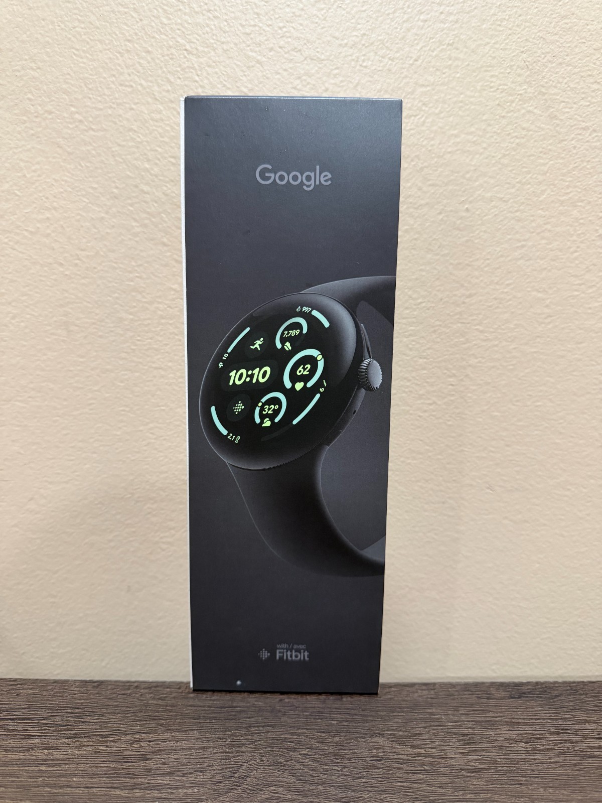 New Sealed Google Pixel Watch 3 3rd Gen 45mm WiFi GPS Obsidian Matte Black Watch