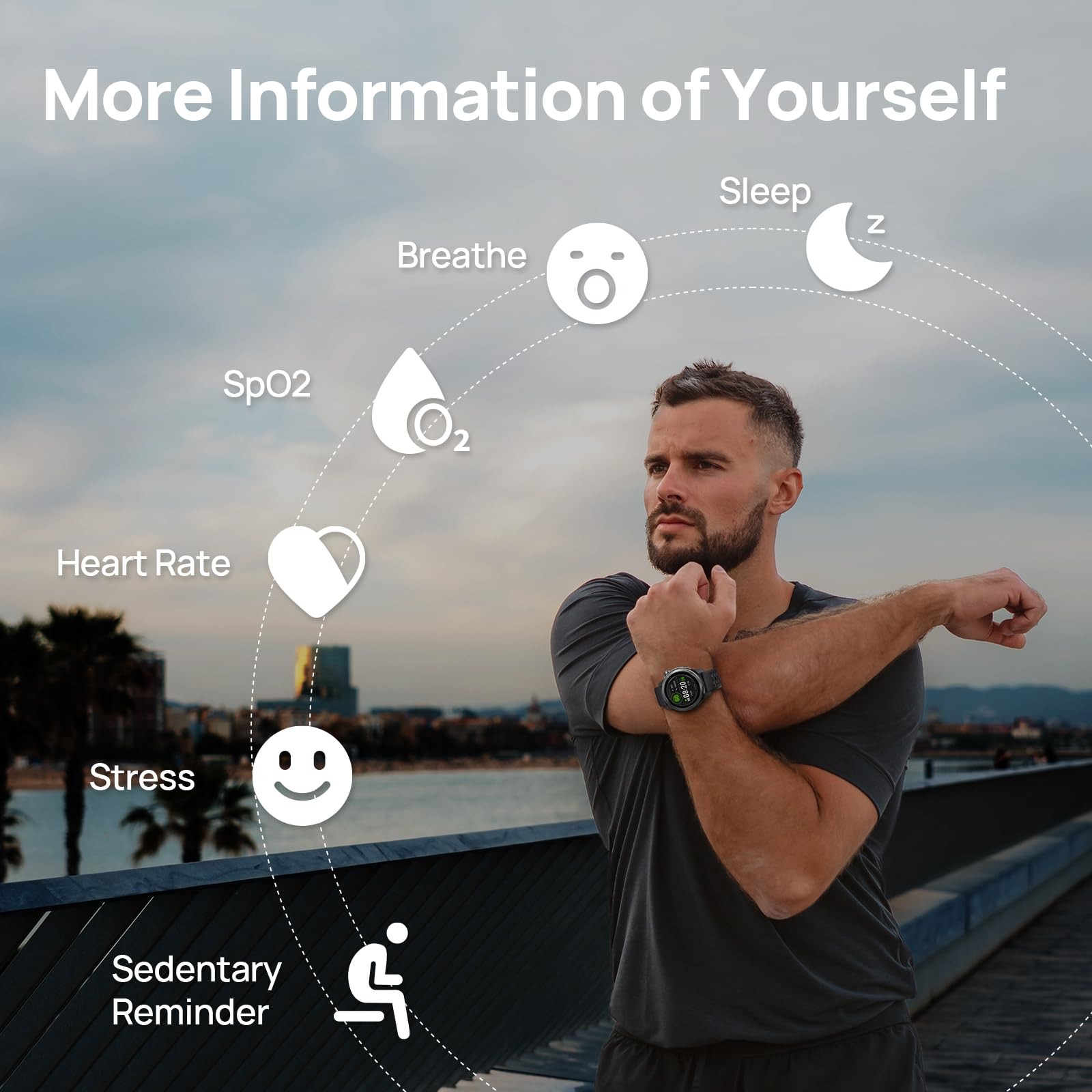 Mibro Gs Active2 Running Gps Smartwatch 46Mm Amoled Lightweight And 15-Day