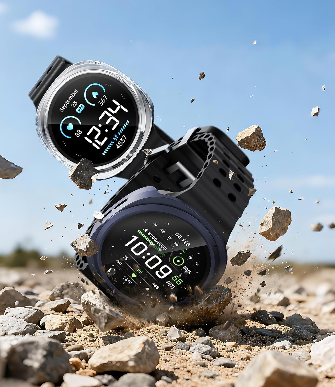 Case For Samsung Galaxy Watch 9 40mm | Hard PC Bumper Protective Cover