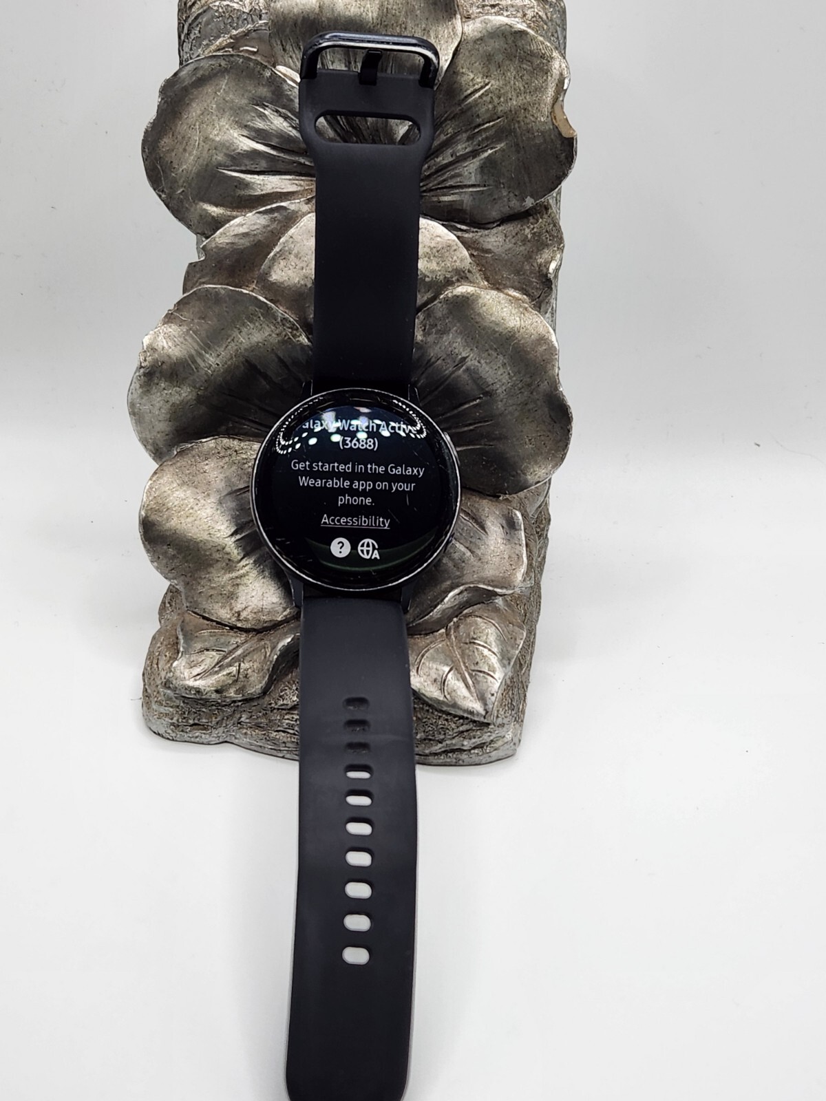 Samsung Galaxy Watch Active 2 SM-R820 44mm Aluminum Case,used, black band #173
