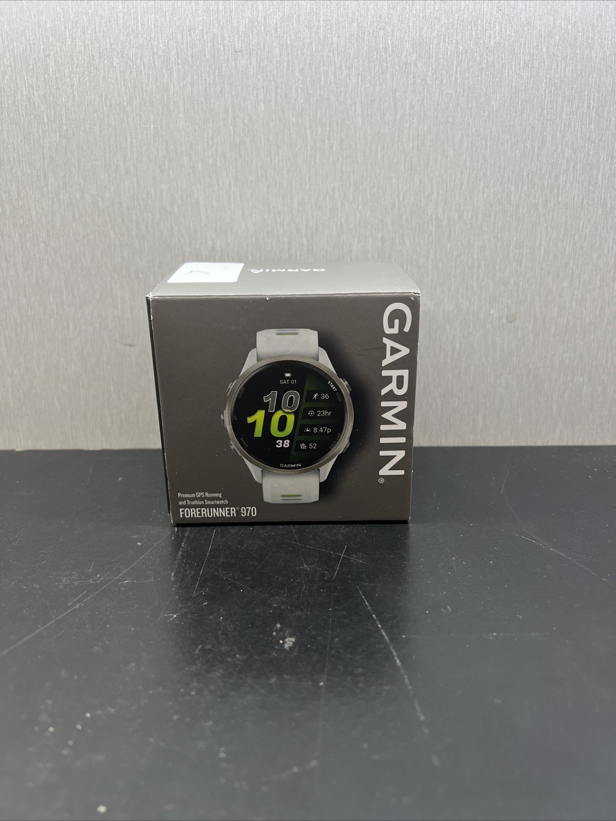 Garmin Forerunner 970 GPS Smartwatch – Titanium Whitestone (010-02969-01) 🔥NEW