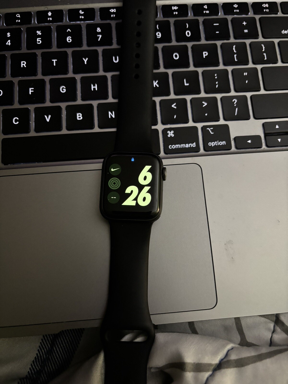 Apple Watch Series 6 40mm Space Gray Aluminum Case with Black Sport Band -…