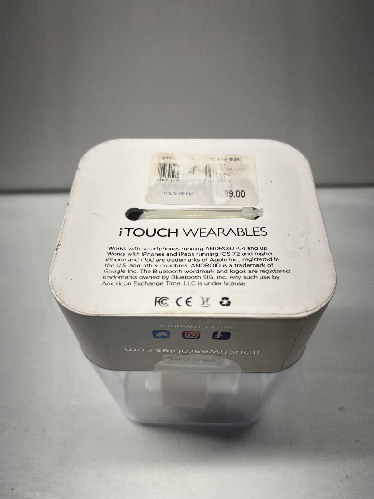 iTouch Air Smart Watch Android & IOS Compatible 20 Settings Fitness SEALED Pink