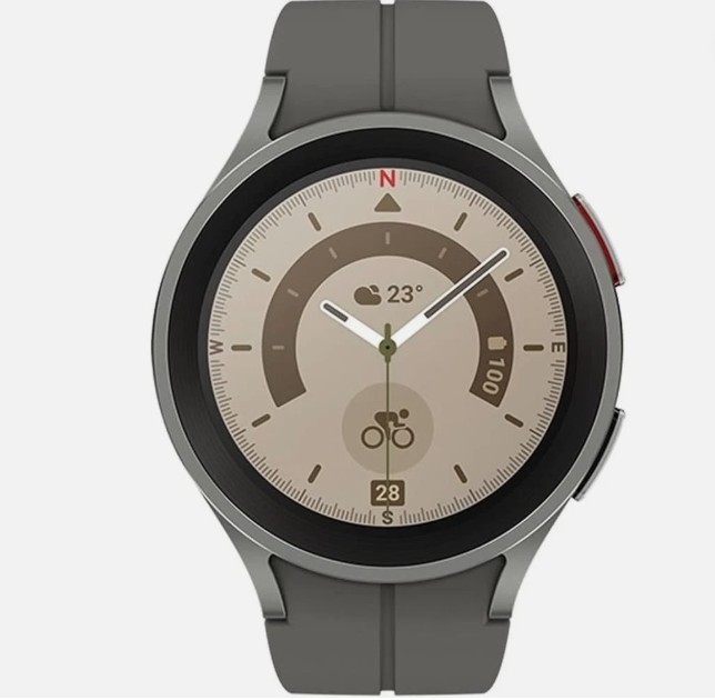 Samsung Galaxy Watch5 Pro 45mm Gray Titanium LTE Cellular Bluetooth Smartwatch