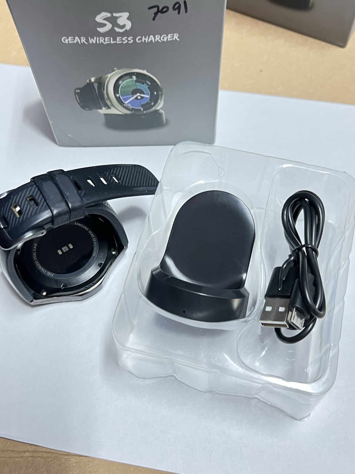 Samsung Gear S3 Frontier 46mm SM-R760 GPS Smartwatch – Black