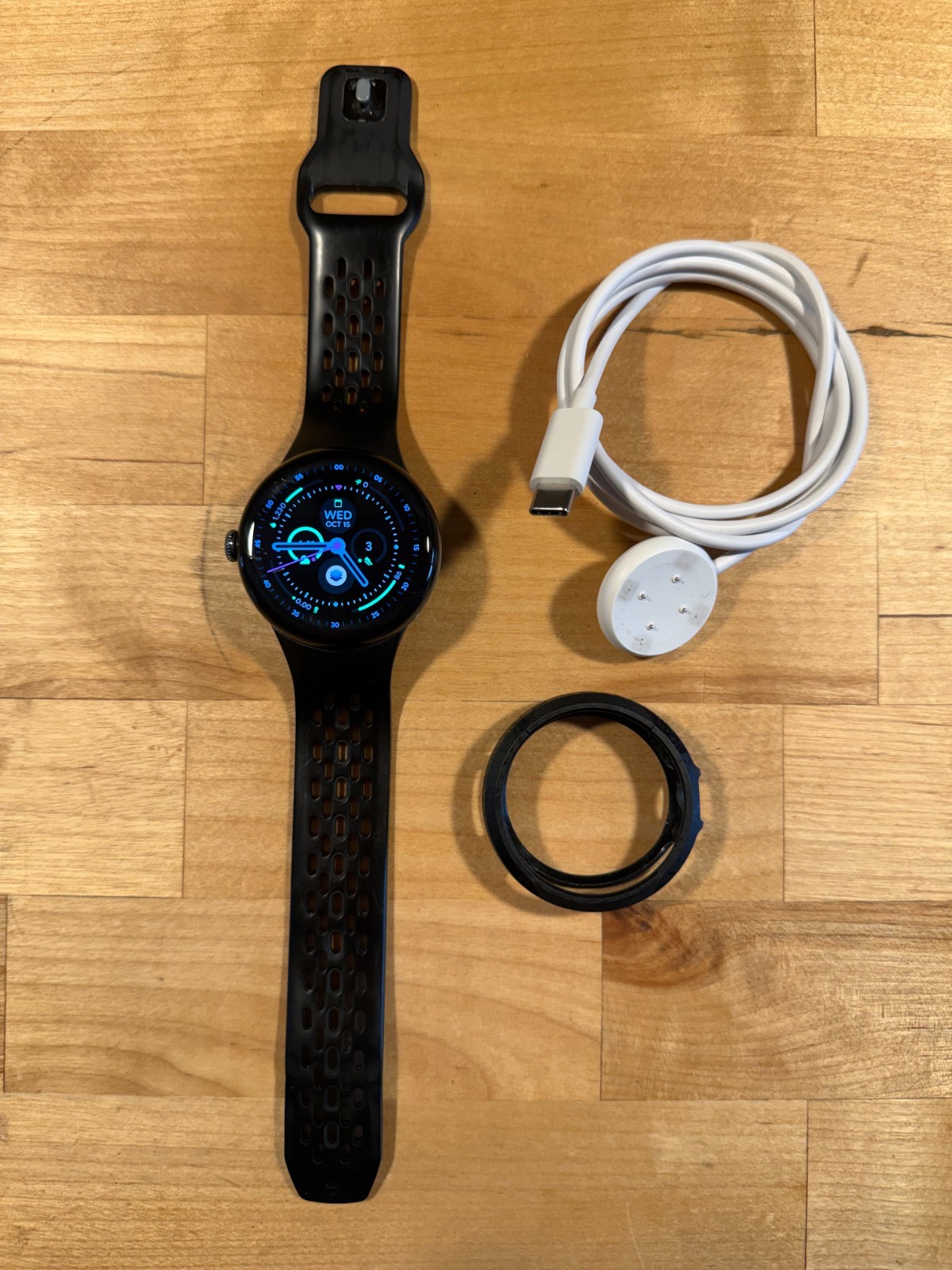 Google Pixel Watch 3 – 45mm – WiFi , Black – Used