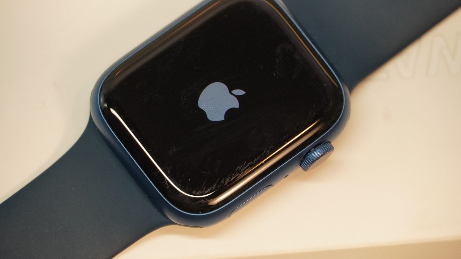 Apple Watch Series 7 GPS 45mm Blue Aluminum Case with Blue Sport Band MKJA3LL/A