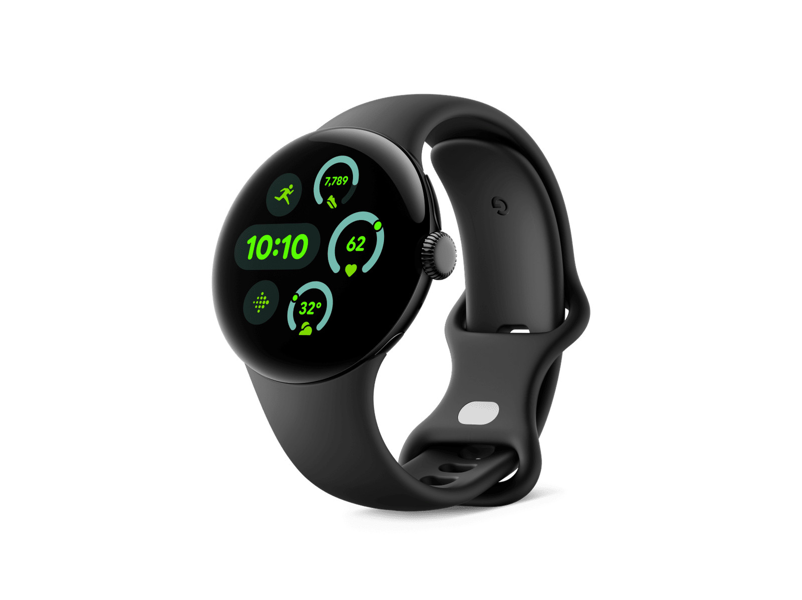 Google Pixel Watch 3 GGE4J GPS 45MM Matte Black Obsidian C