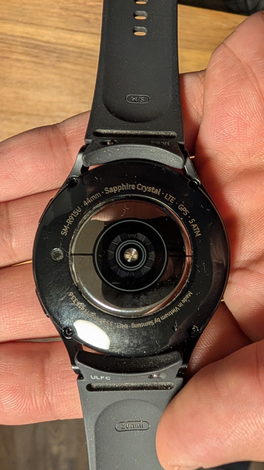 Samsung Galaxy 5 Watch – Model SM-R915U 44 mm GPS LTE Sapphire Crystal