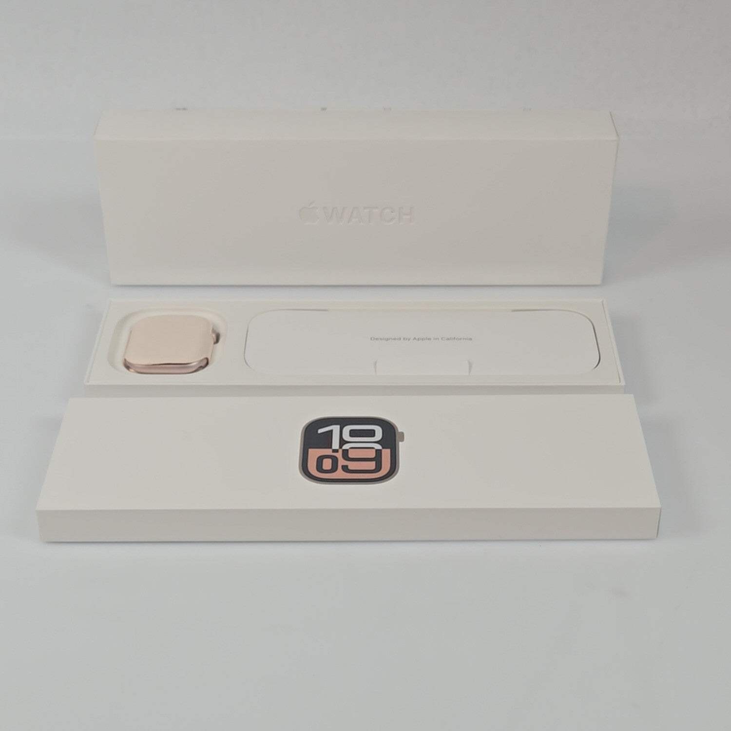Unlocked Apple Watch Series 10 46MM Rose Gold Aluminum Pink Sport Loop