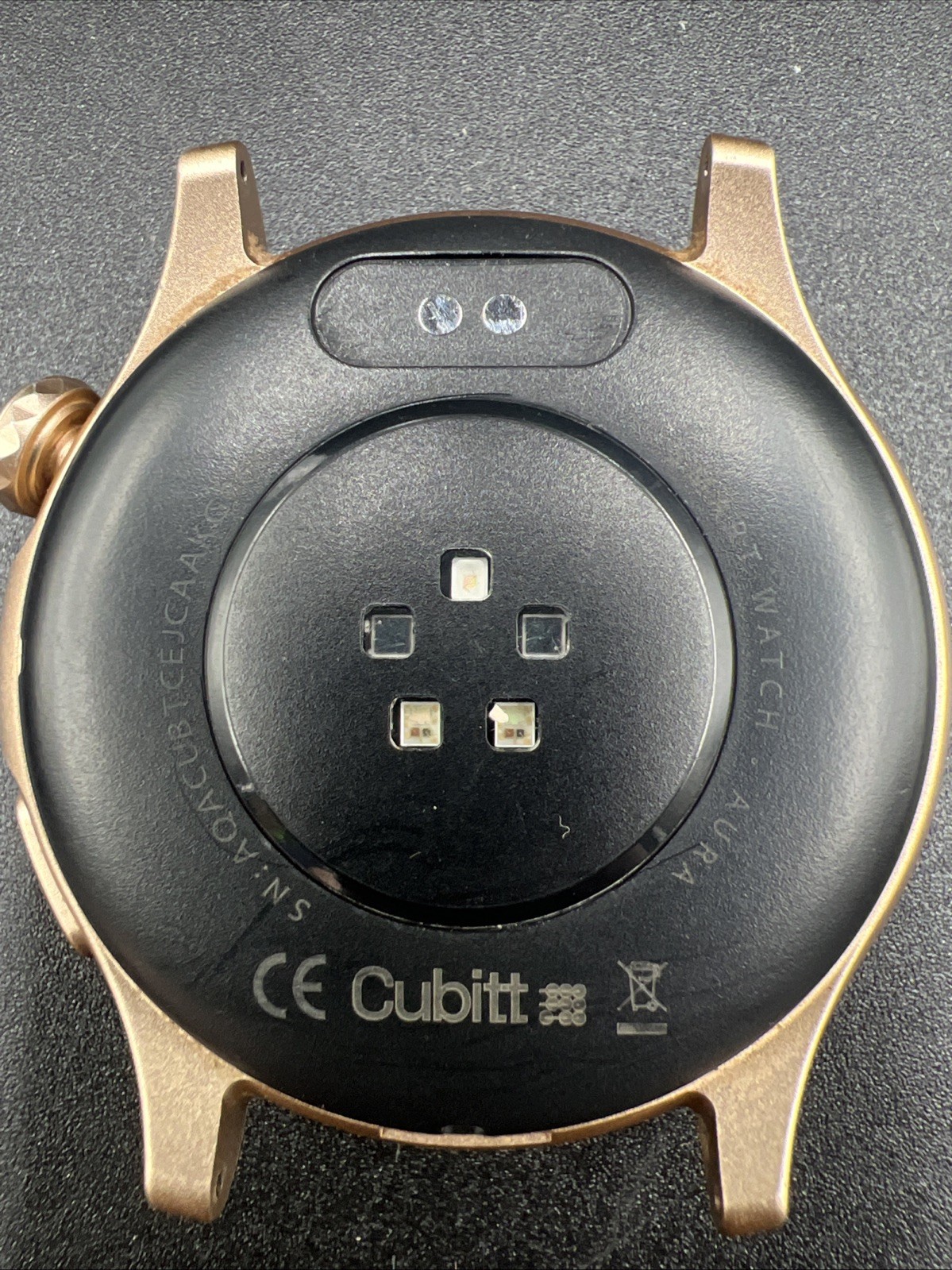 Cubitt Aura Smartwatch & Fitness Trainer – Wolf Gray – Step Counter BT Calling