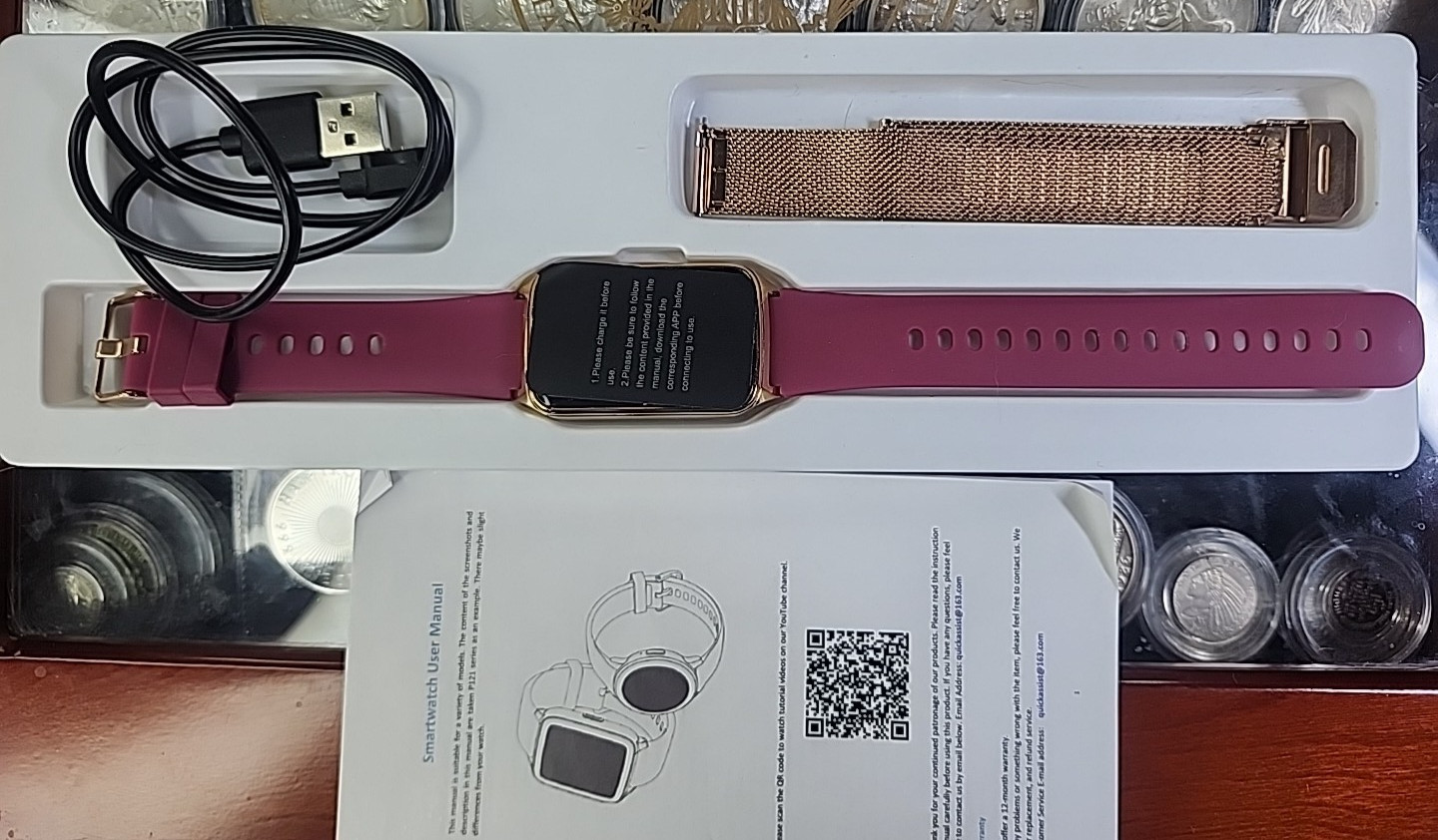 Smart Watches for Women,Fitness Tracker Smartwatch for Android Phones/iPhone