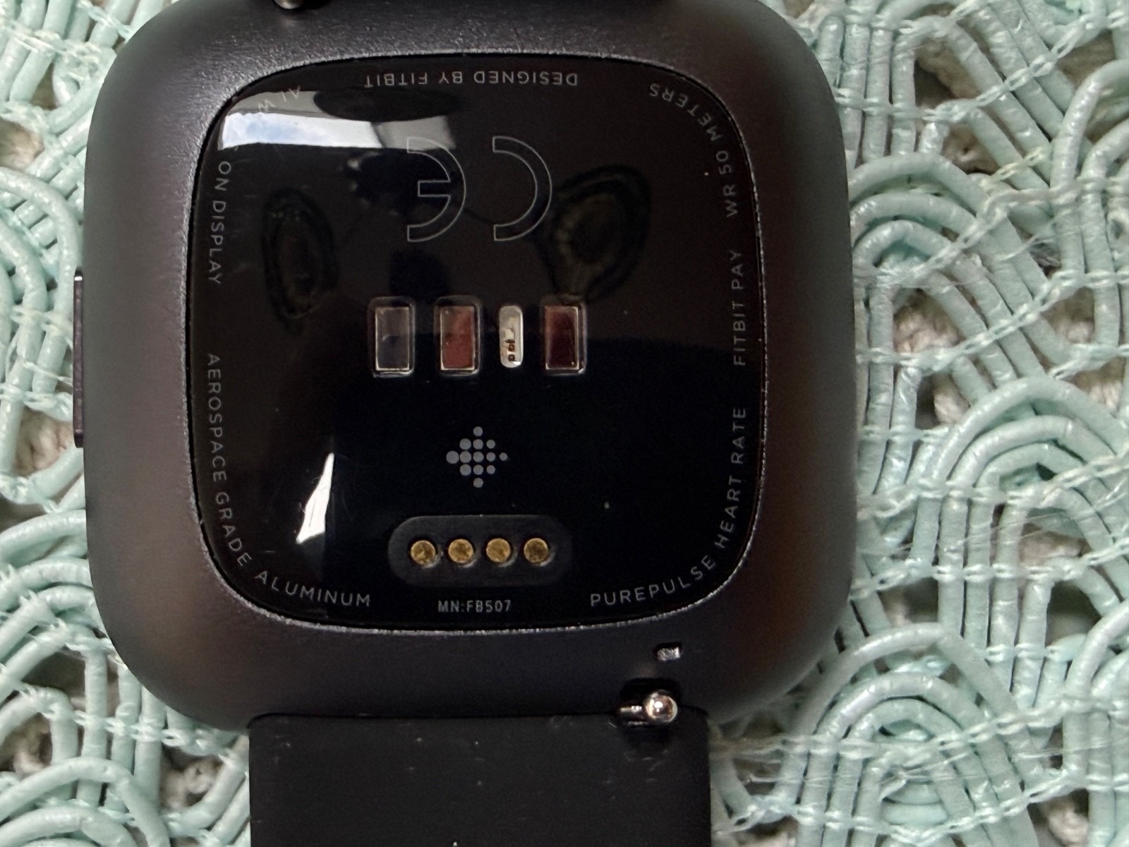 Fitbit Versa 2 Fitness Smart Watch Activity Tracker FB507 Black