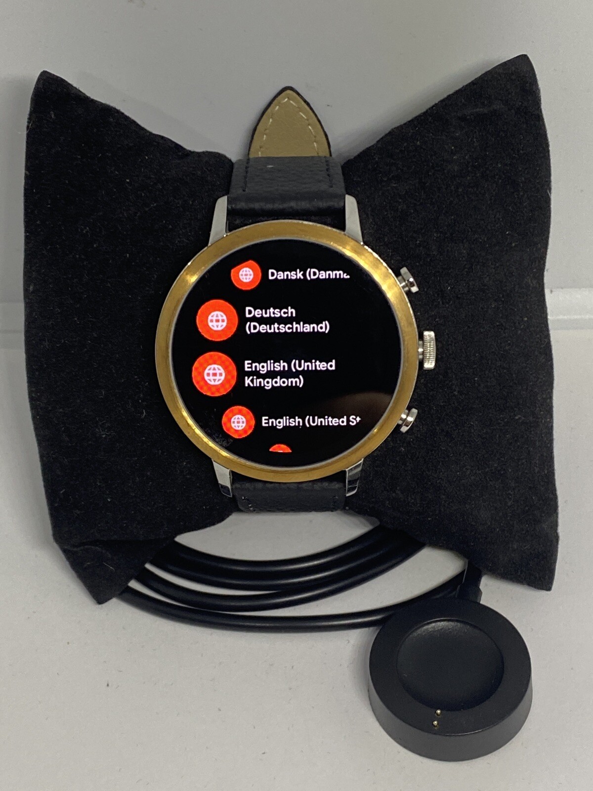 Fossil Gen 4 Authentic Digital Dial Smart Watch Custom Band FTW6016 AB164