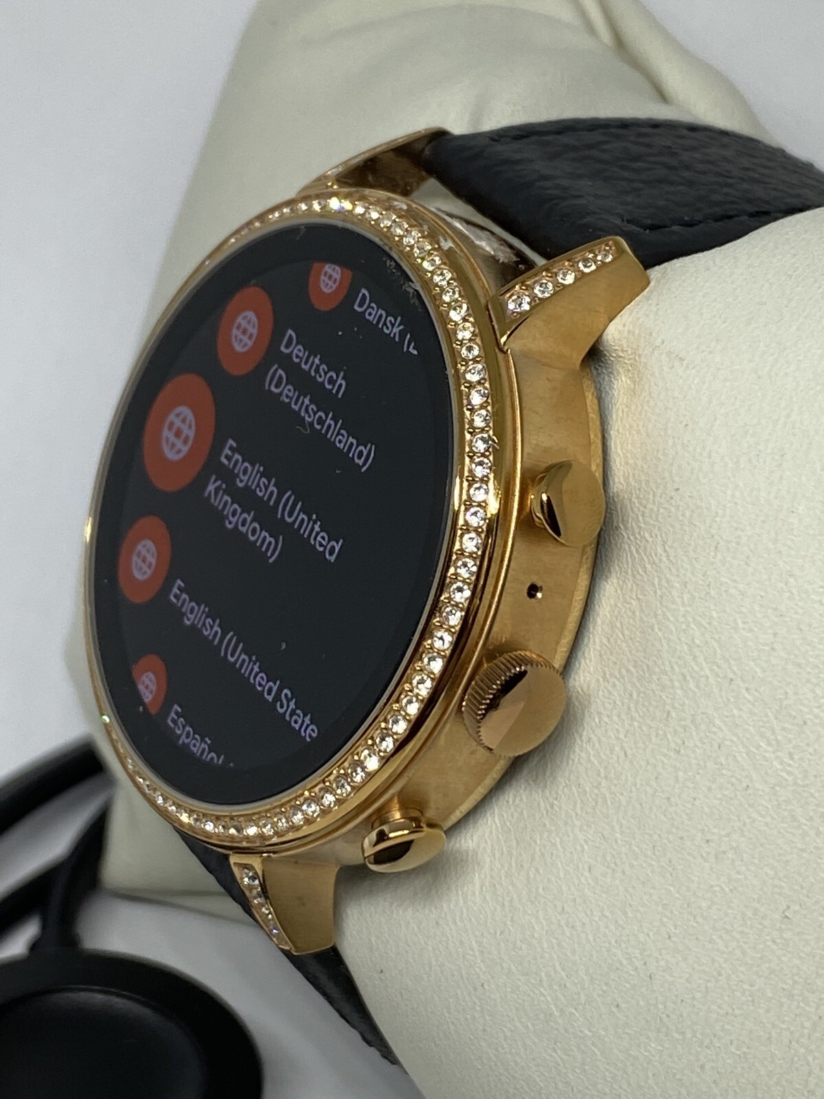 Fossil Gen 4 Authentic Digital Dial Smart Watch Custom Band FTW6011 DC516
