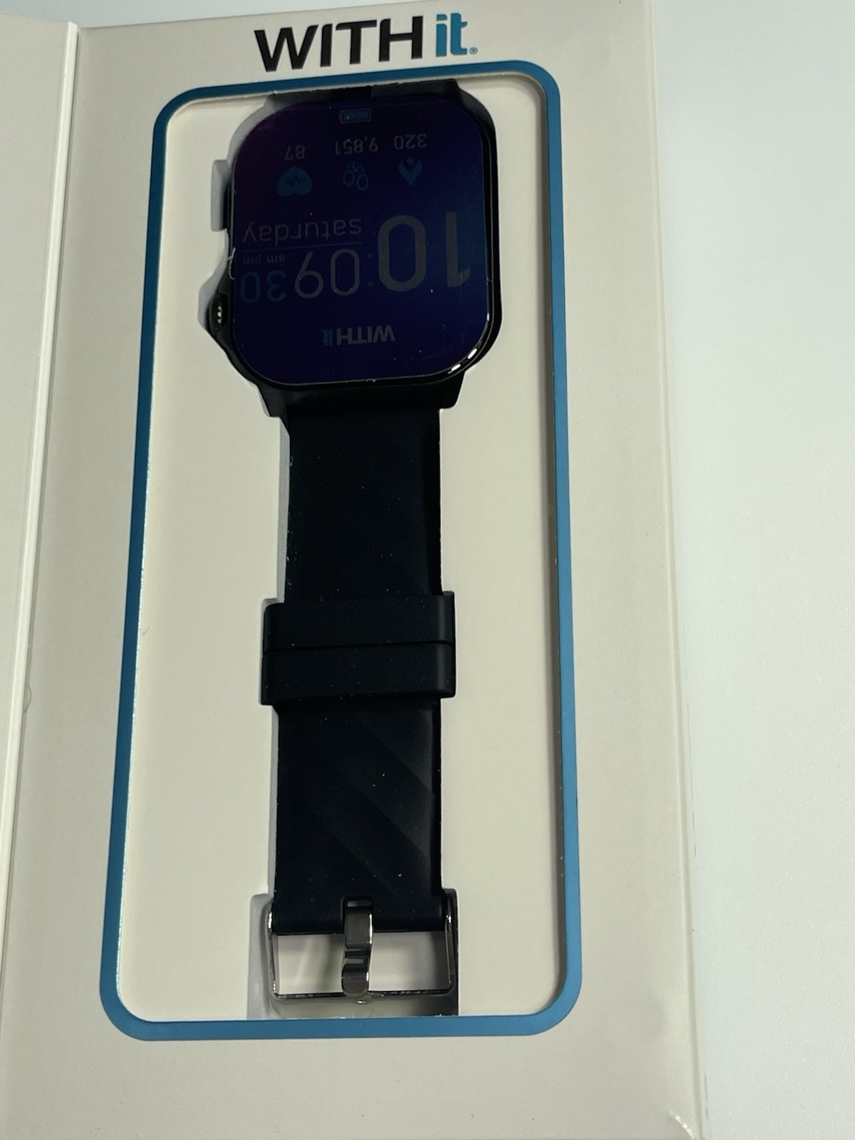 Giga Withit Smartwatch Amoled High Defintion Touchscreen Display 42/9002GYBKW