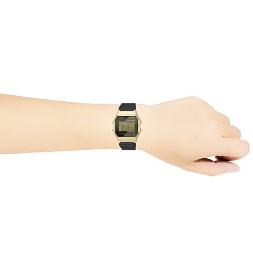 [TIMEX] T-80 Men’s Digital Quartz Watch Gold Case Rubber Band TW2V41000