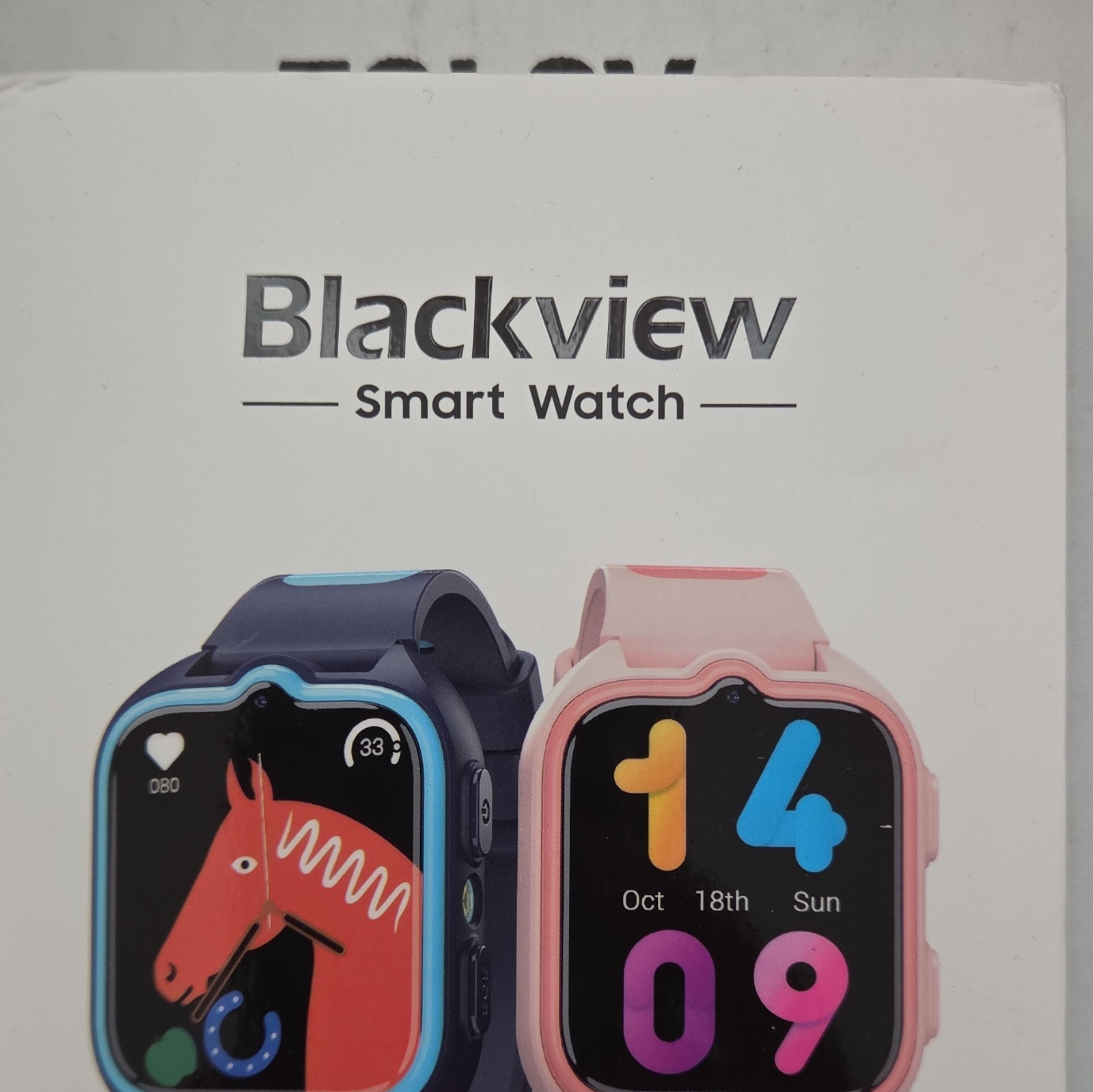 Blackview Smart Watch Touchscreen Bluetooth iOS/Android Pink Silicone Band 24mm