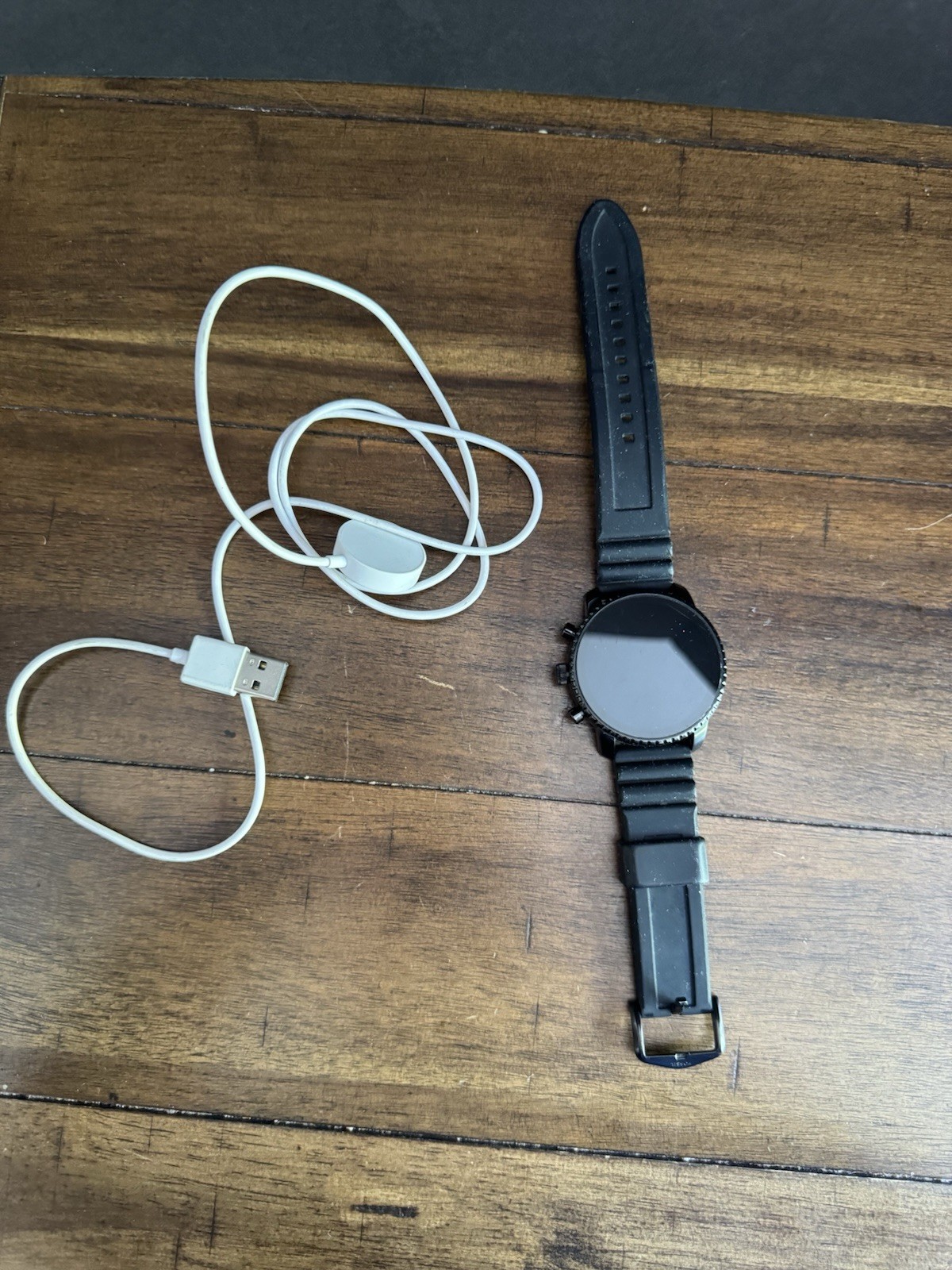 Fossil Gen 4 Q Explorist HR Smartwatch 45mm Black Wear OS Android iOS