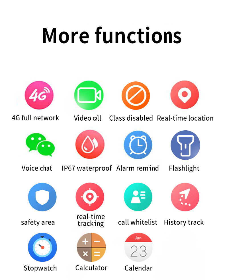 Professional Vimel 4G Smart Watch GPS Tracker Personal Elderly Kids Tracking 4G