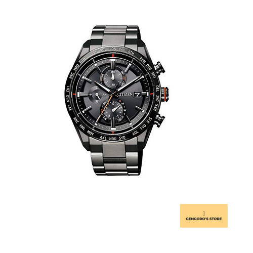 CITIZEN ATTESA Eco-Drive Radio-controlled Men’s AT8185-62E Watch Black