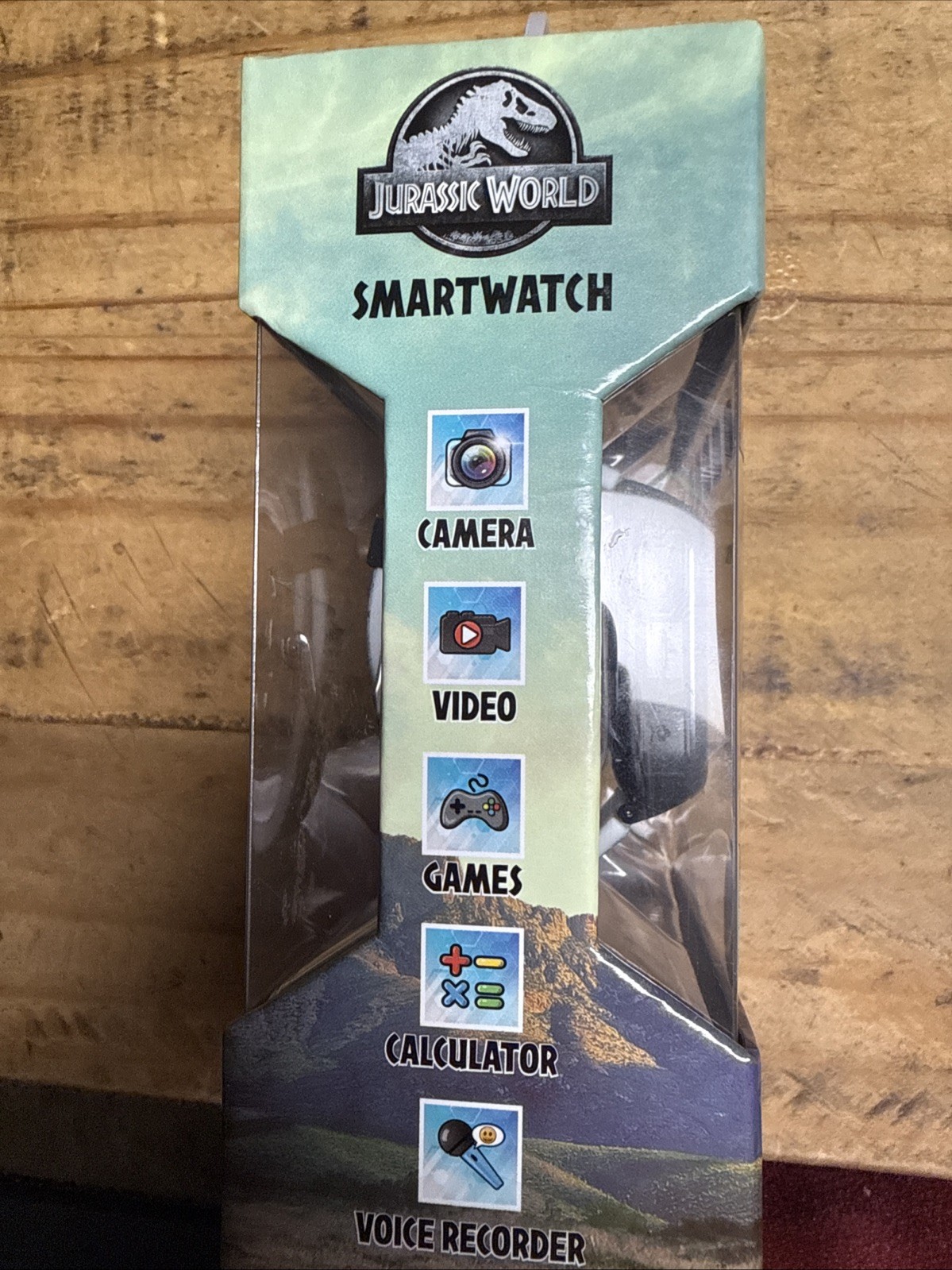Jurassic World Kids Smart Watch With Touch Screen Camera 6 Games Flashlight New