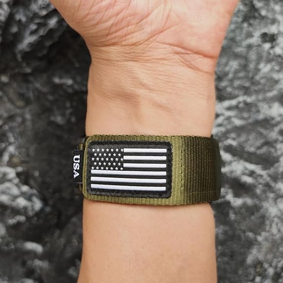 Rugged Tactical Nylon Watch Band for Garmin Instinct 3 45Mm/ Instinct 2 Solar, S