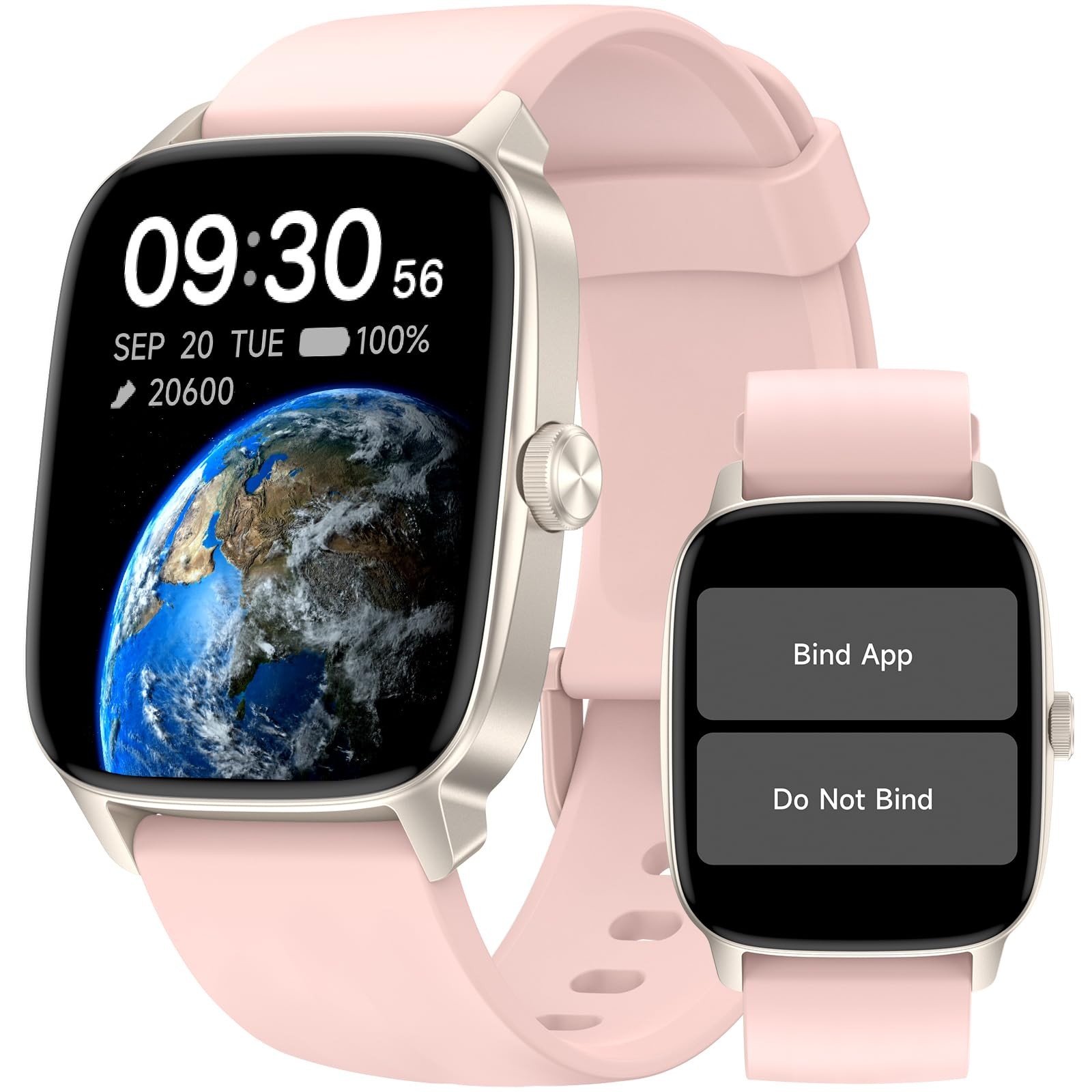 DAVIKO Pedometer Watch Senior Friendly No App/Phone Required, Waterproof Fitn…