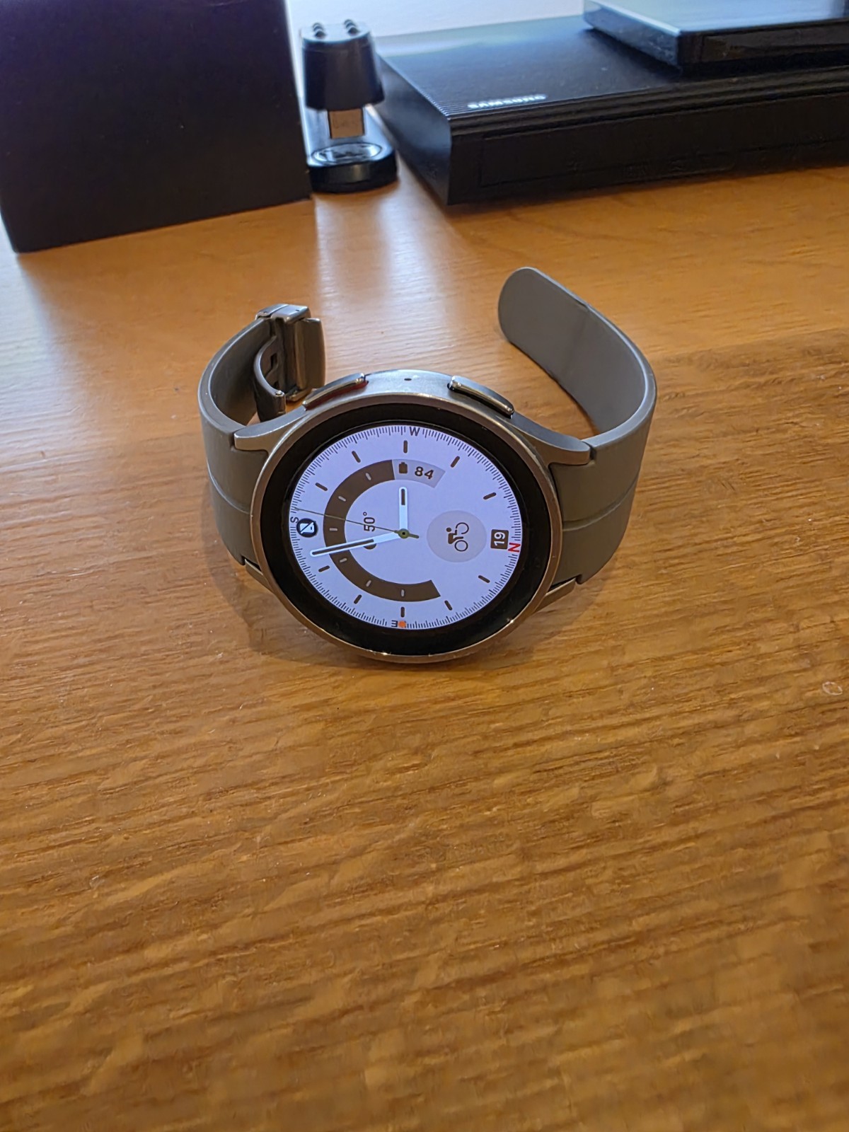Samsung Galaxy Watch5 Pro SM-R920 45mm Titanium Case with D-Buckle Sport Band