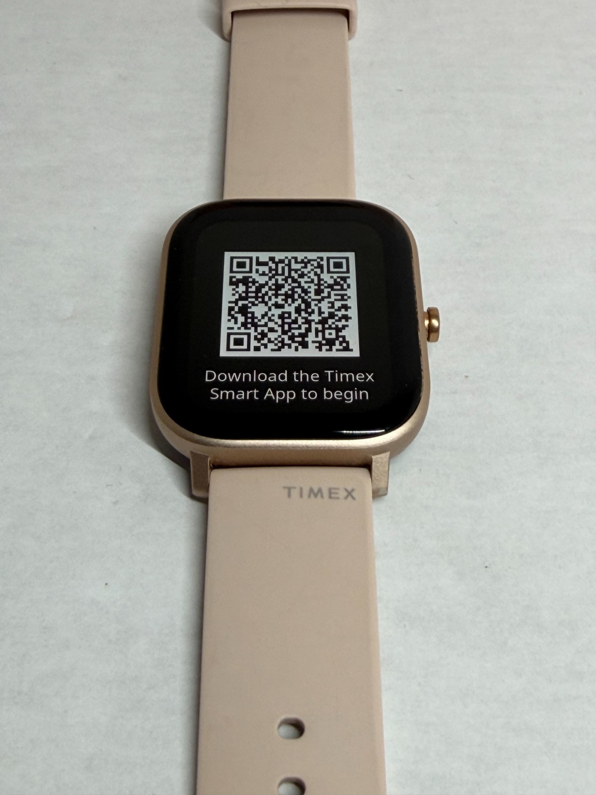 TIMEX METROPOLITAN S Smartwatch Blush/rose Gold Silicone Strap TW5M43300 (BGD)