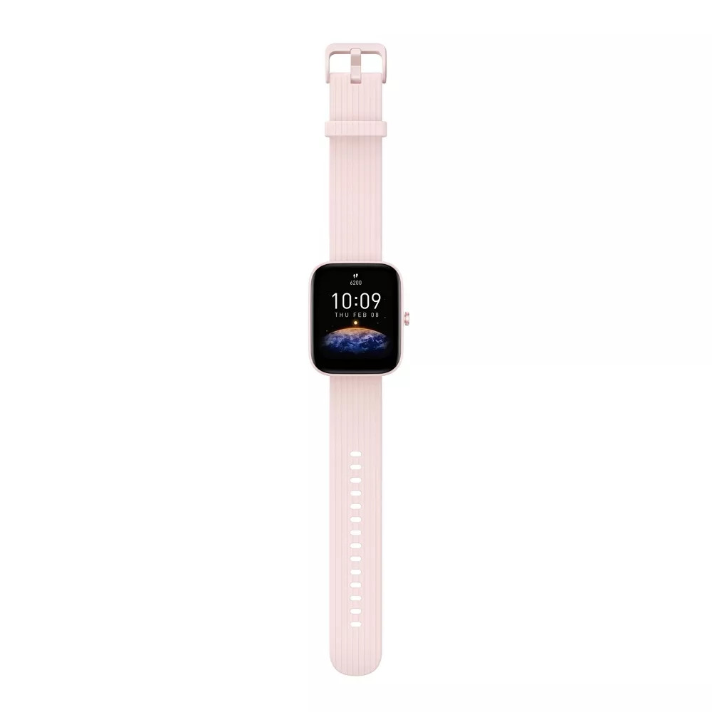 Amazfit Bip 3 Pro Smartwatch, Pink