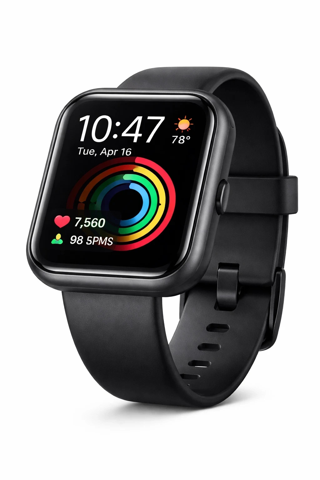 Smart Watch for Android & iOS – 1.4″ Touchscreen, Waterproof, Multiple Watch Fac