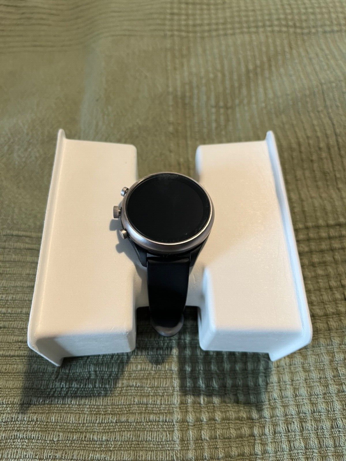 Fossil Gen 5 4mm Black Silicone Black Smartwatch