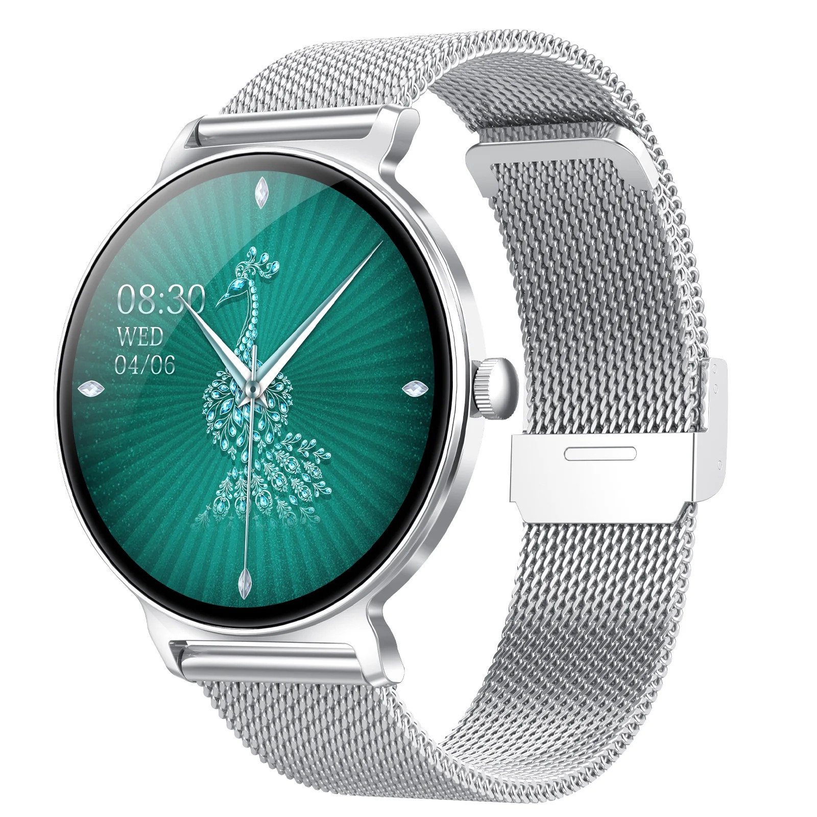 Smart Watch for Women, 1.27″ Thin Face Fitness Tracker with Bluetooth Calls(Answ