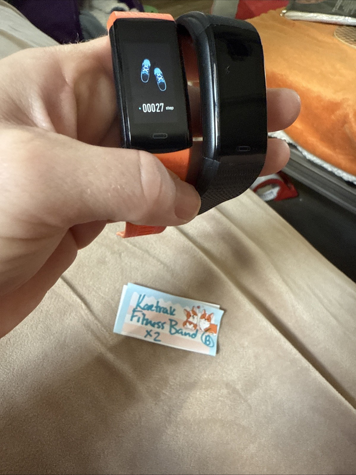 Koretrak Watch Tracker Fitness Band, Heart Rate Monitor – X2!