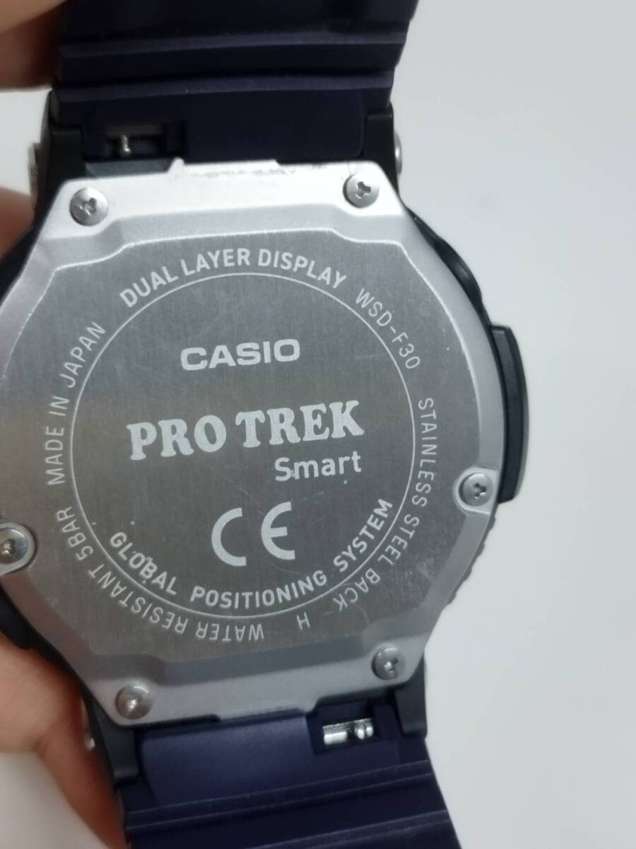 Casio WSD-F30 Pro Trek Quartz Unisex Smart Watch Black Dial Digital From Japan