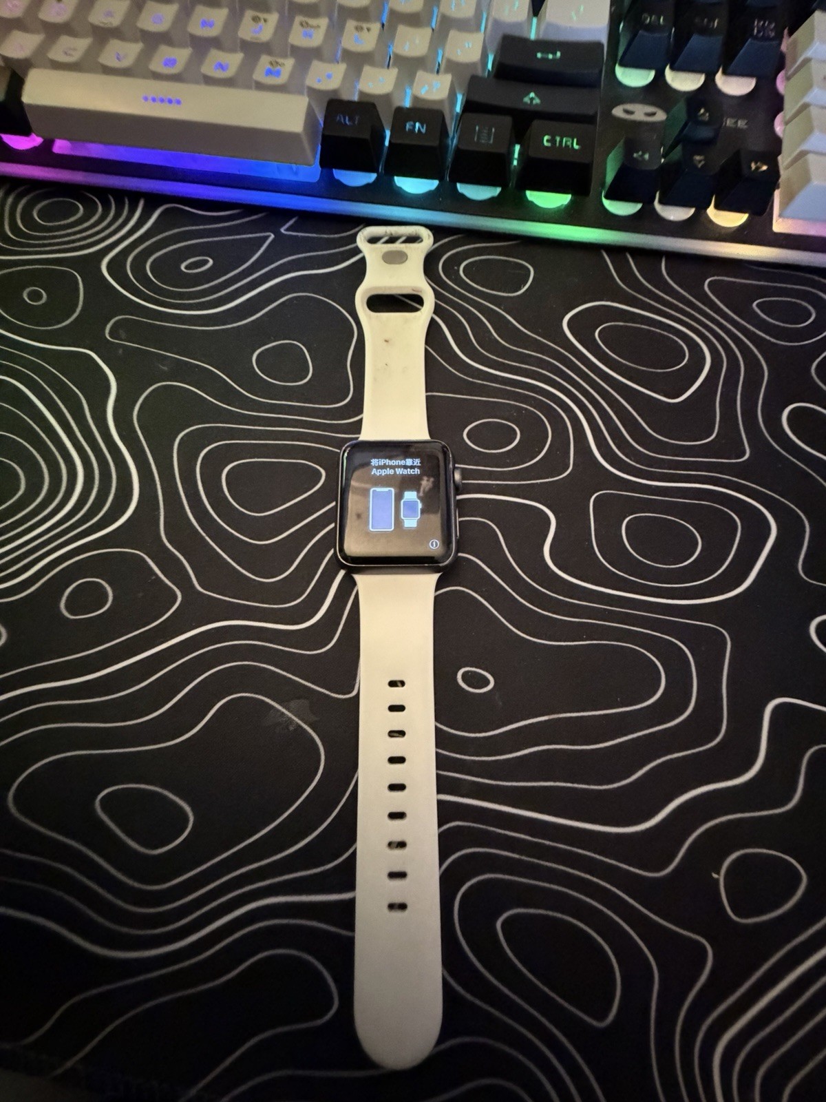 Apple Watch Series 1 42mm Space Gray Aluminum Black Smart Watch – NJ3T2LLA