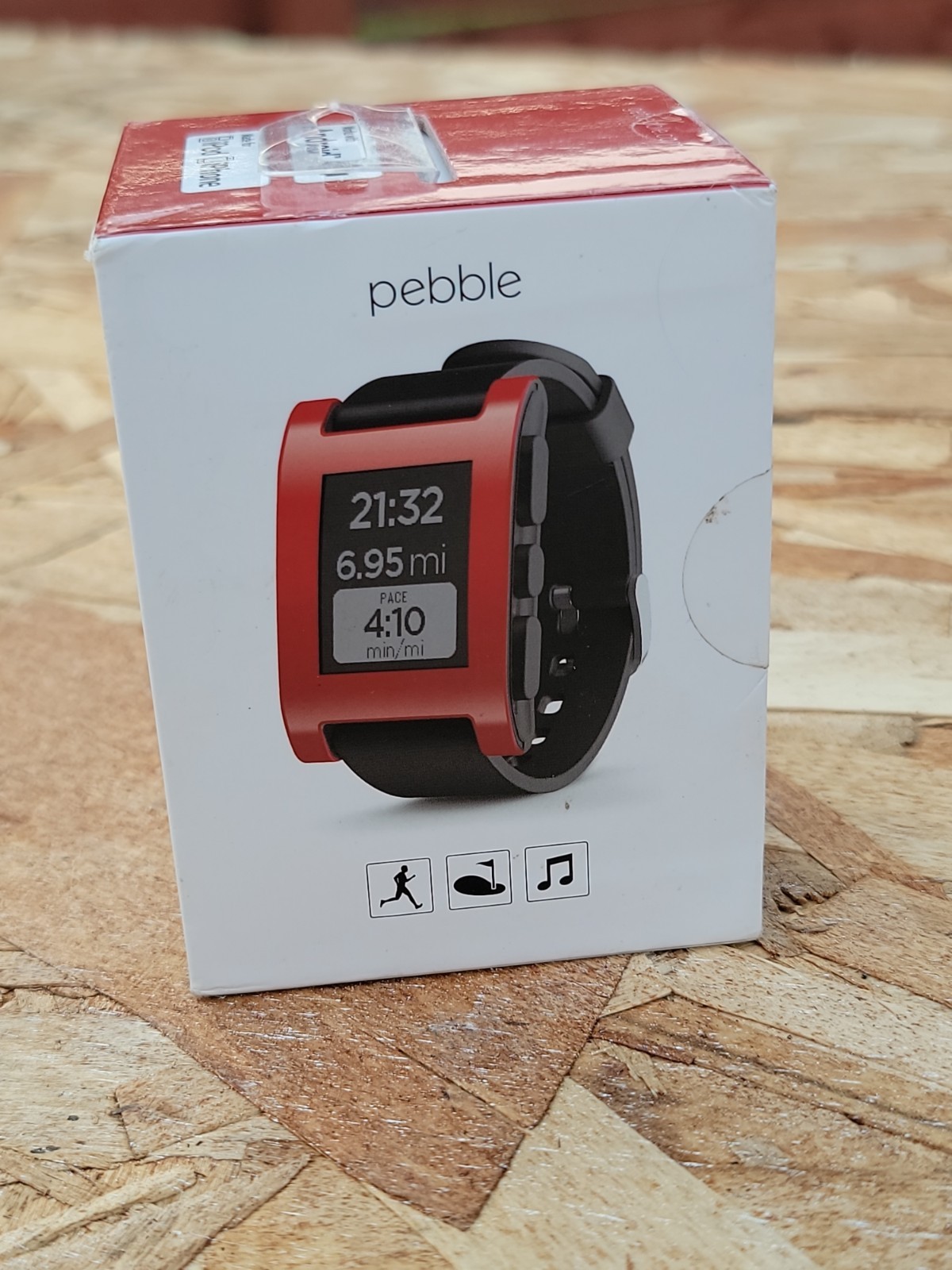 Pebble Classic Red – New Battery – Unused