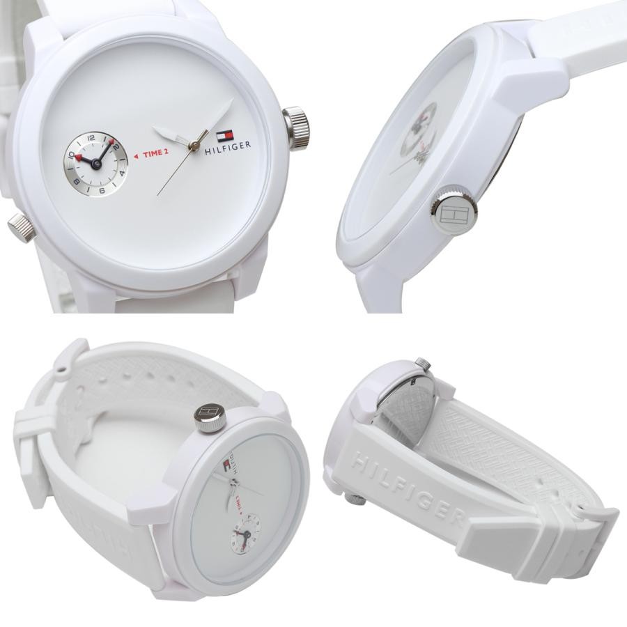 Tommy Hilfiger Denim Men’s Women’s Quartz Watch 1791324 White Silicone Strap