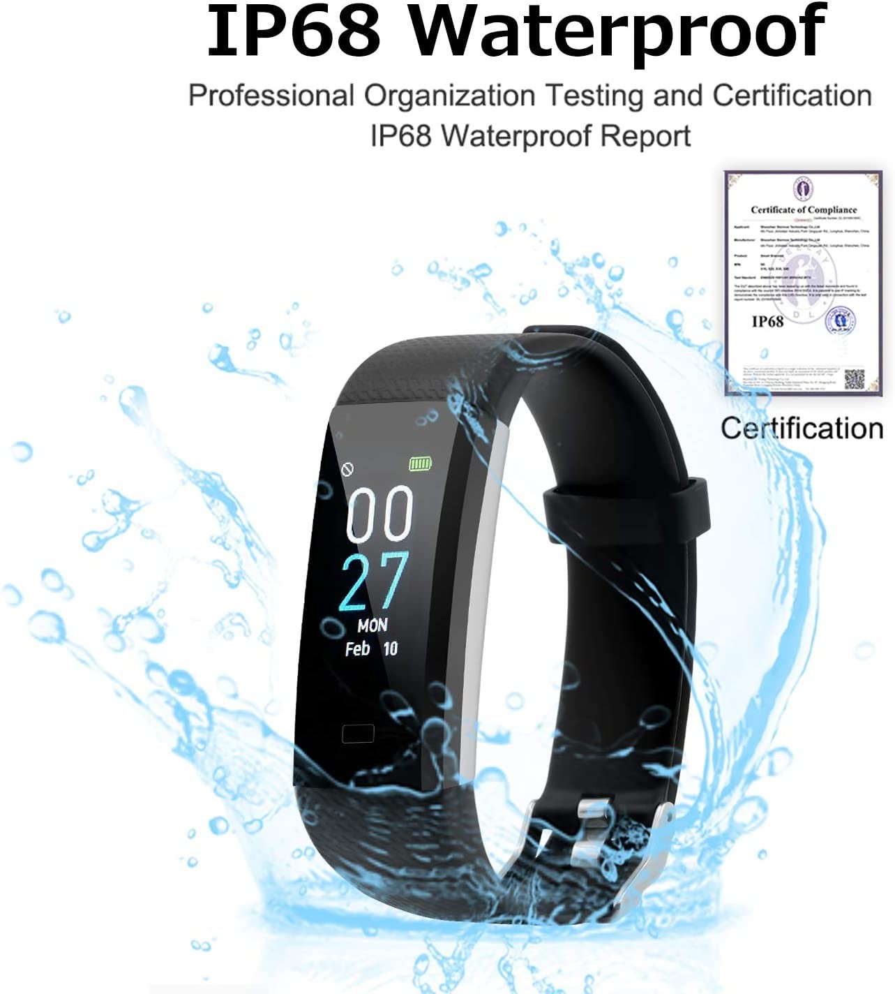 Fitness Tracker with Heart Rate Sleep Monitor Step Counter, Activity Tracker …
