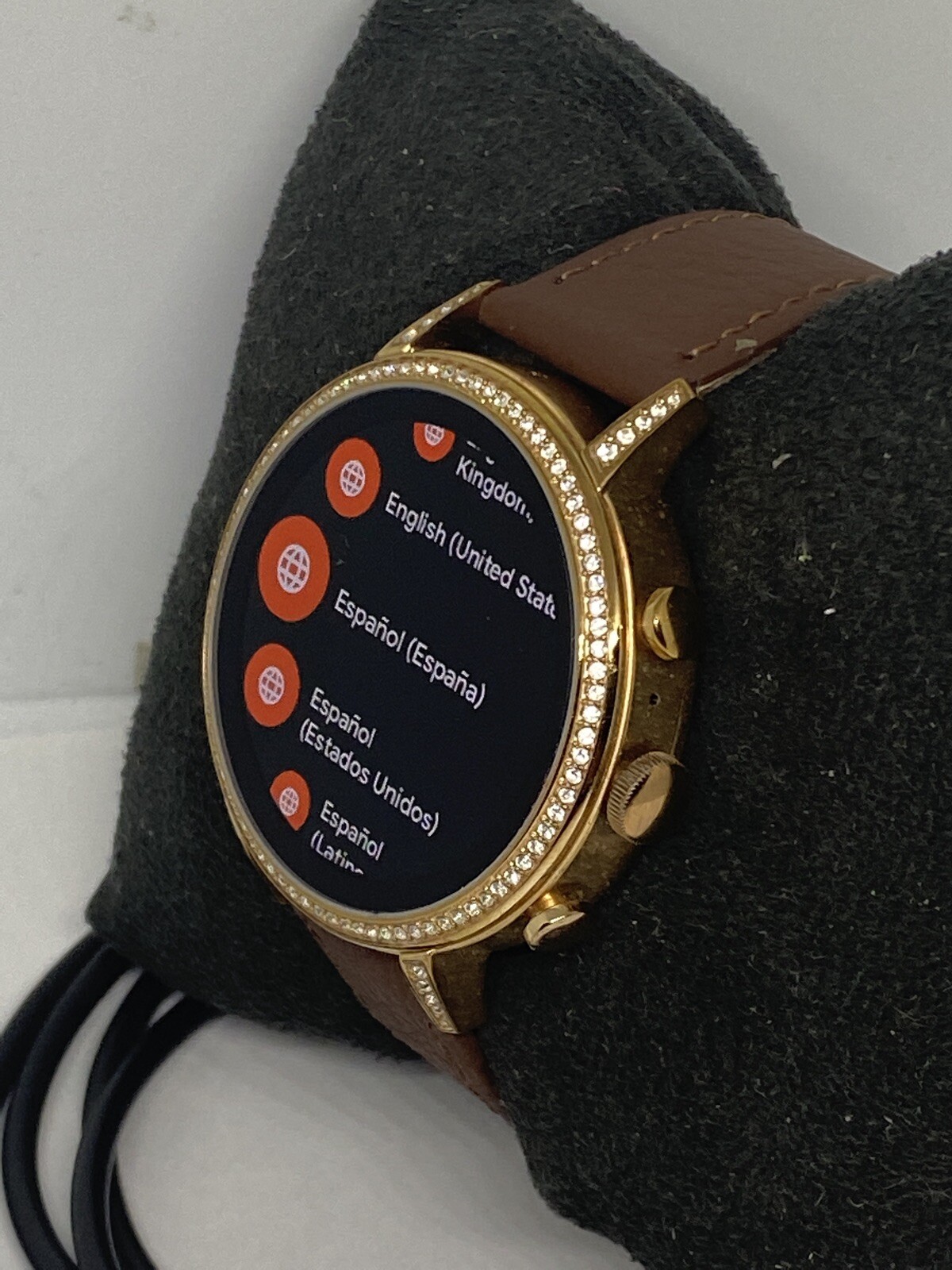 Fossil Gen 4 Authentic Digital Dial Smart Watch Custom Band FTW6011 AB437