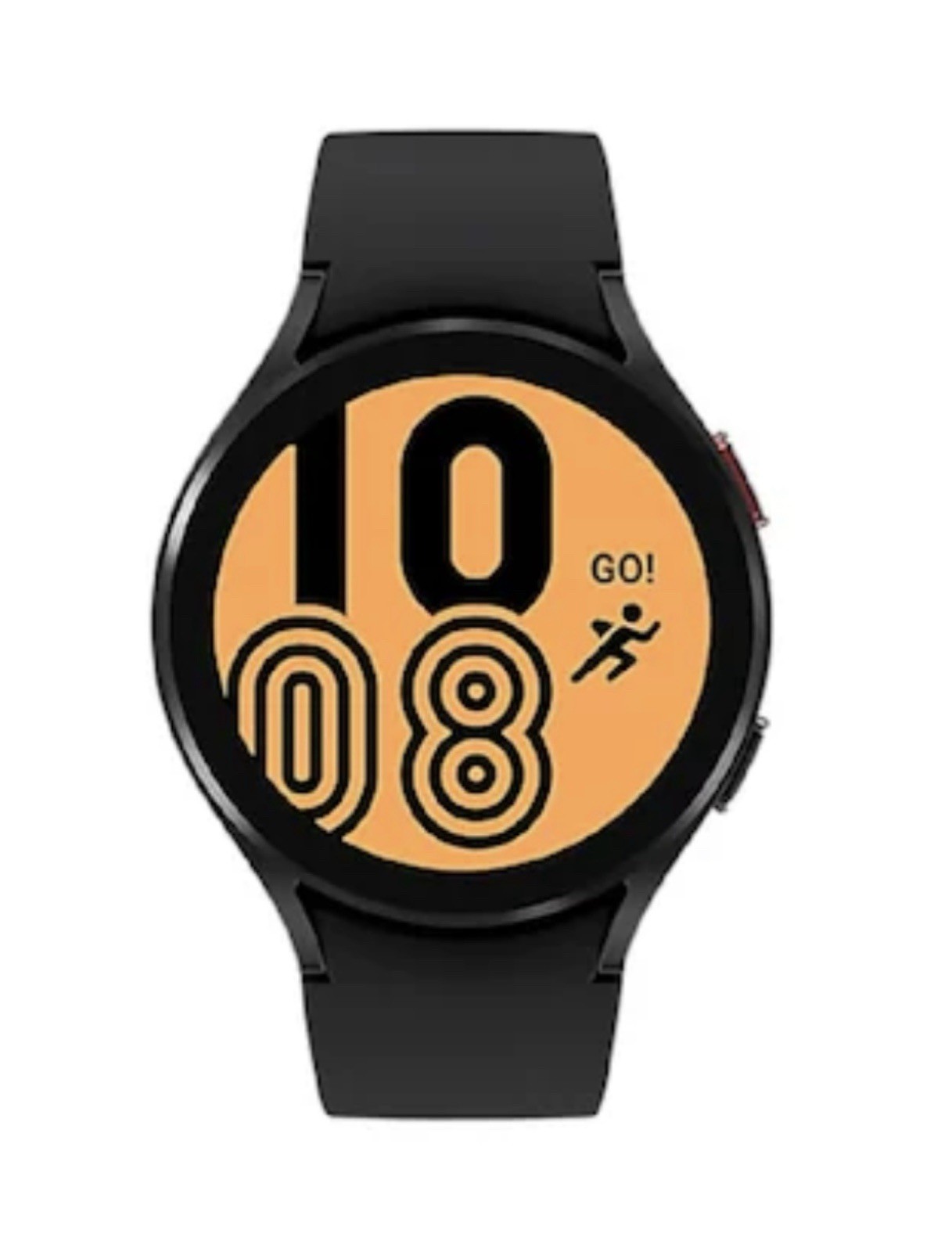 Samsung Galaxy Watch 4 44mm Black Case with Black Silicone Strap (SMR870NZKCXAA)
