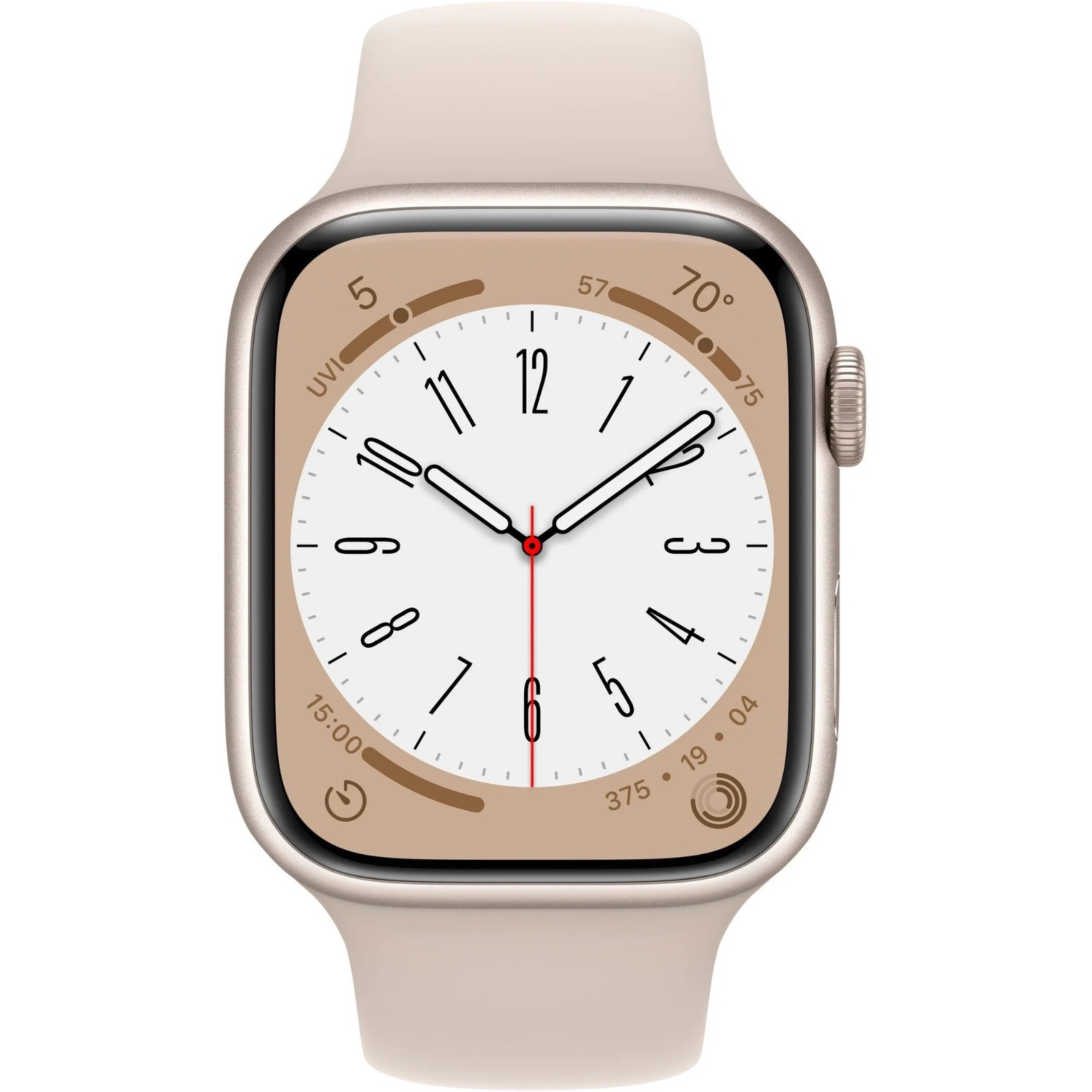 Apple Watch Series 8 (GPS) 45mm Case Starlight with SportBand OpenBox (VeryGood)