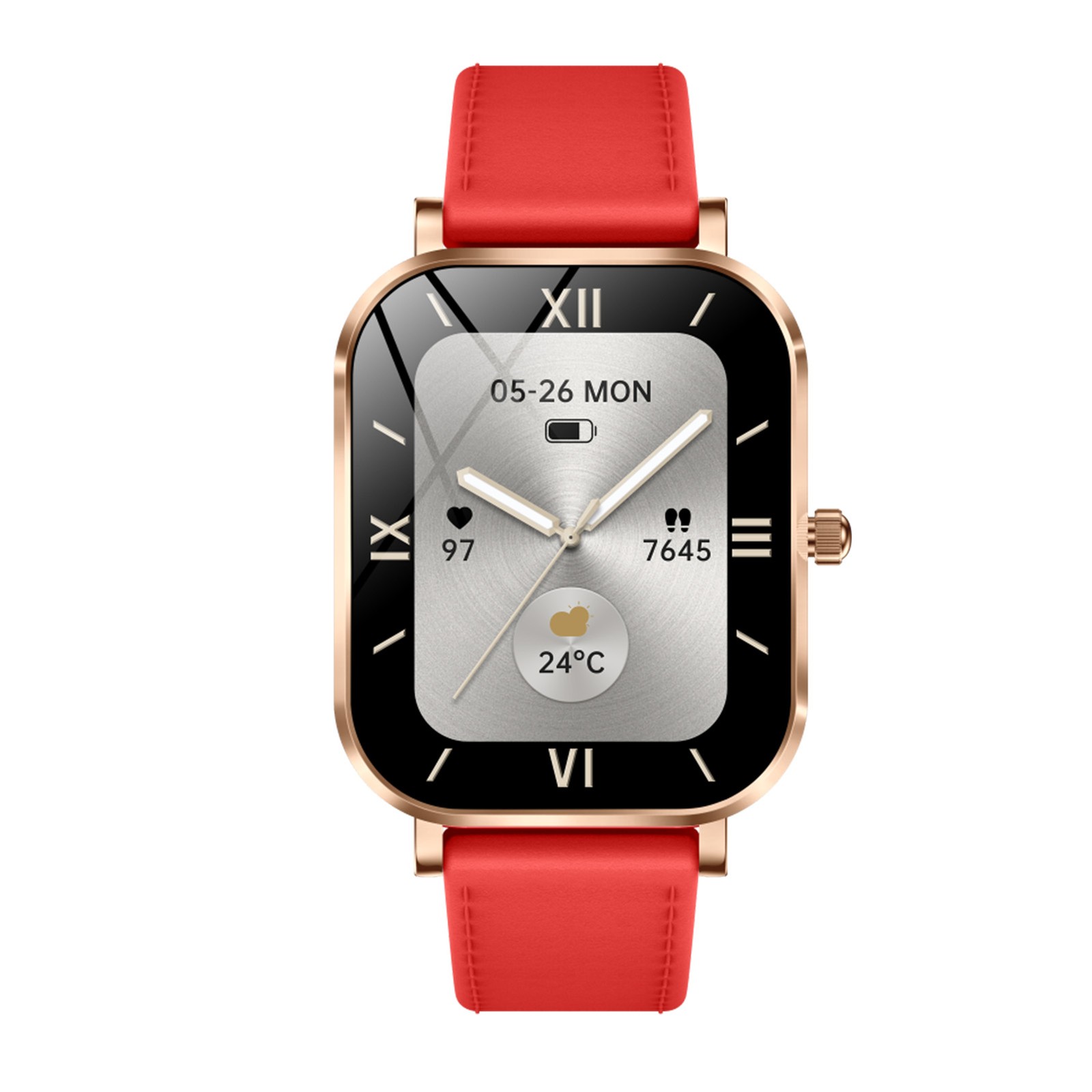 Women’s Smart Sports Watch With Metal Body 1.75 Display Support BT Calls H SRTI