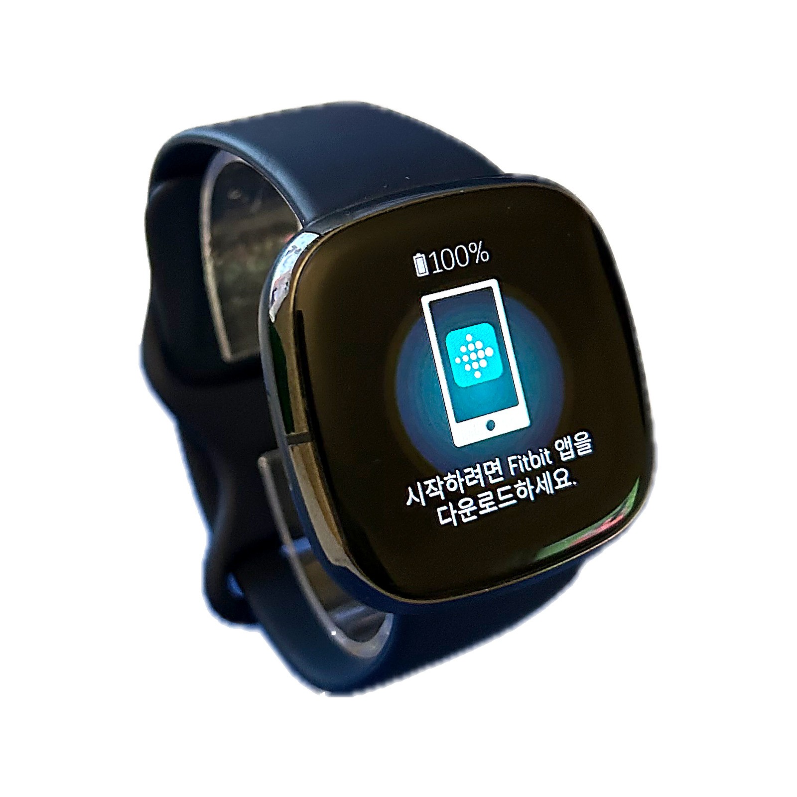 Fitbit Sense Smartwatch Navy Blue Small Band ECG EDA Stress GPS Heart Rate