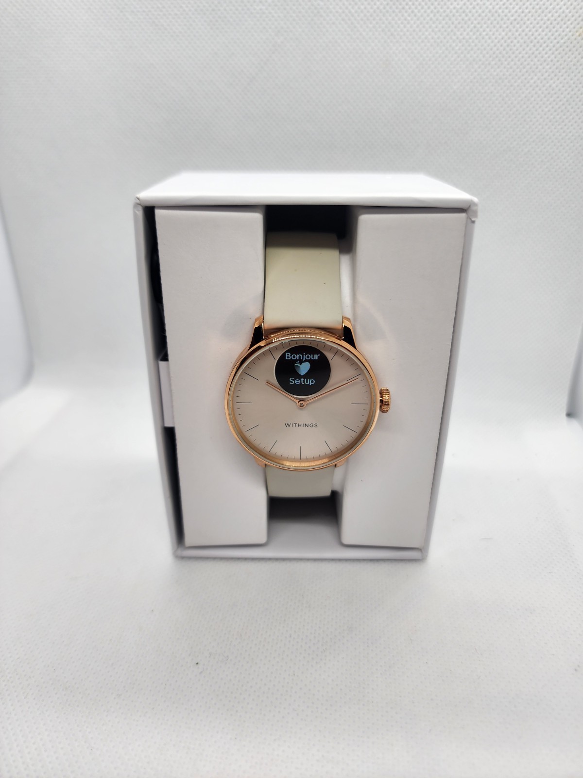 Withings ScanWatch Light – Sleep Monitor Smart Watch – Sand – 37mm