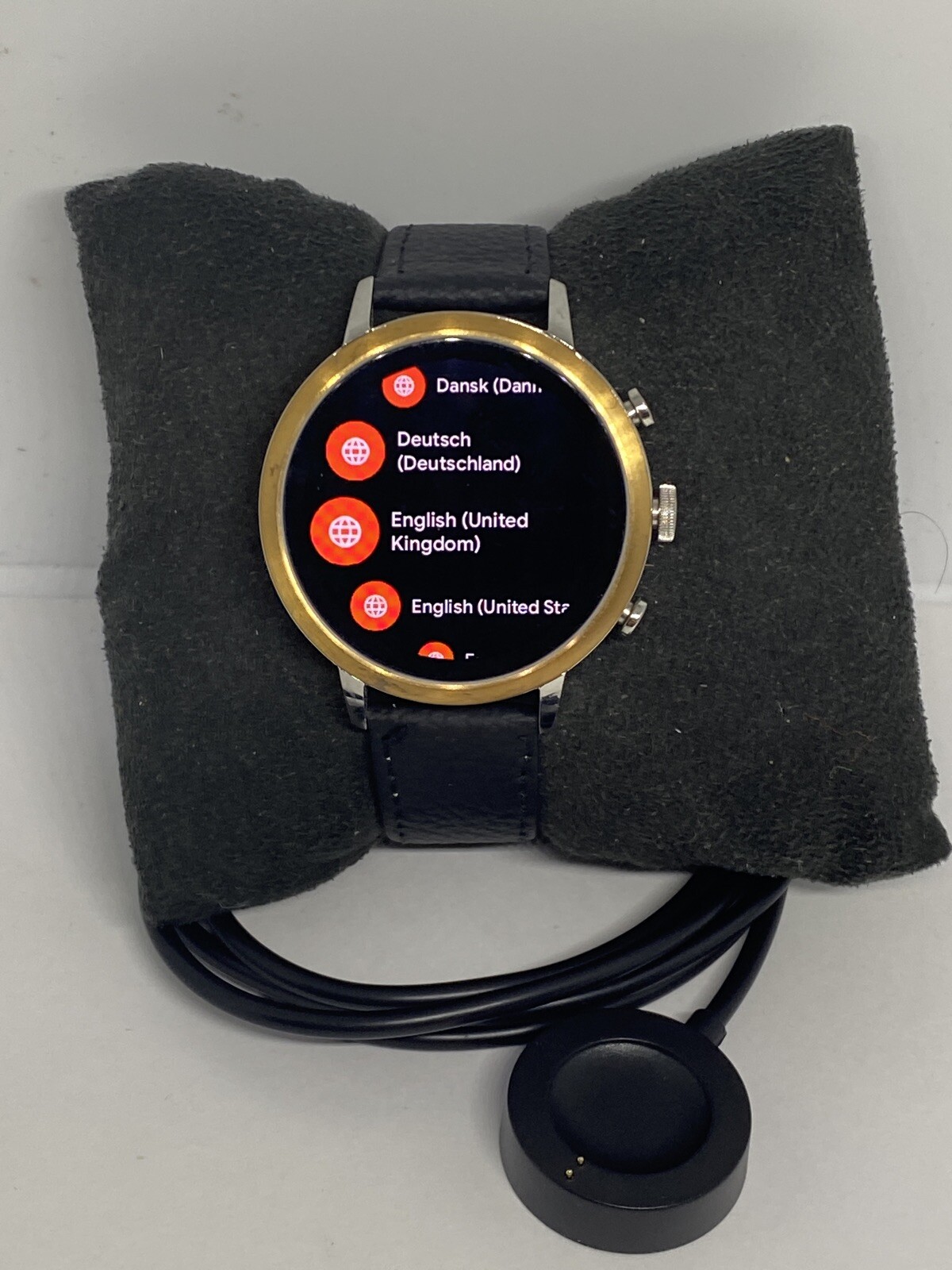 Fossil Gen 4 Authentic Digital Dial Smart Watch Custom Band FTW6016 AB518