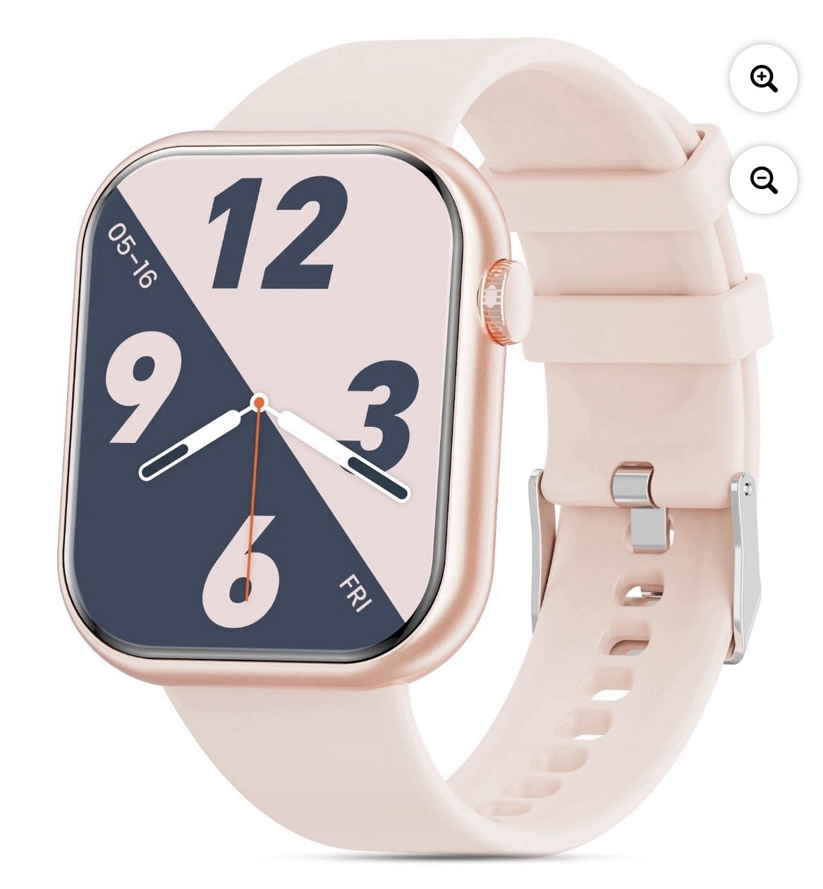 Mingdaln 1.85-inch Womens Smartwatch Bluetooth Answer/Make Calls/calories Pink